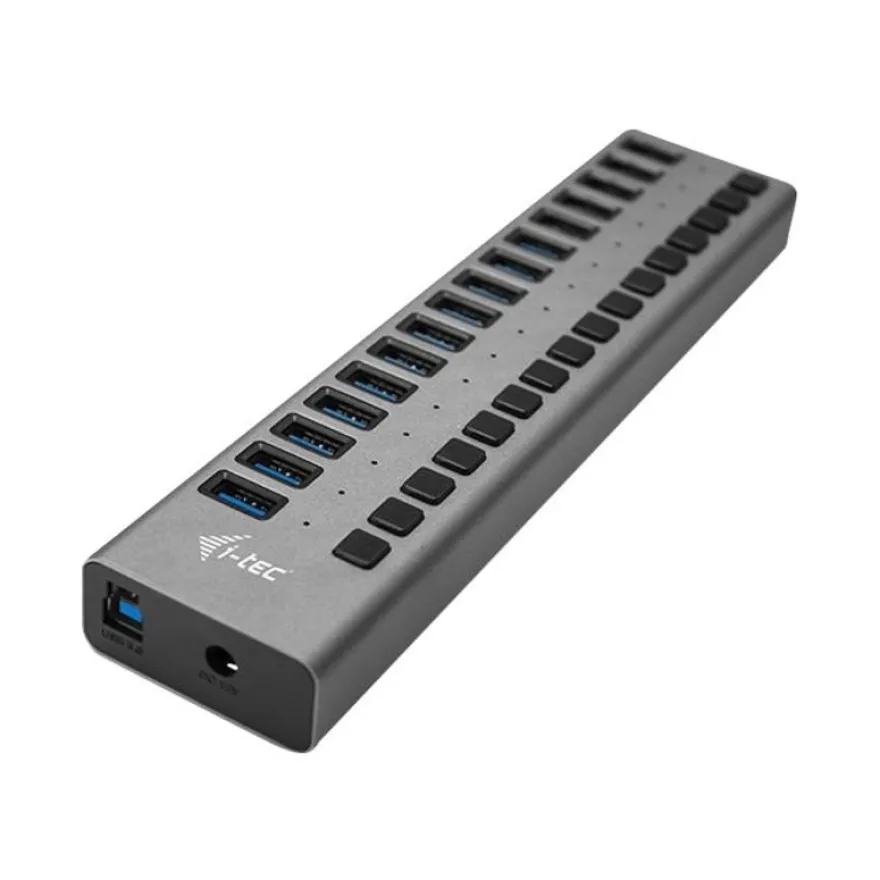 i-Tec USB 3.0 Charging HUB - Hub - 16 x SuperSpeed USB 3.0 - de bureau