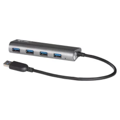 i-Tec USB 3.0 Metal Charging HUB - Hub - 4 x SuperSpeed USB 3.0 - de bureau