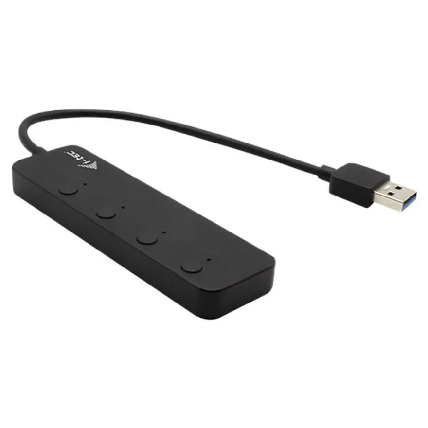 i-Tec USB 3.0 Metal HUB - Hub - 4 x SuperSpeed USB 3.0