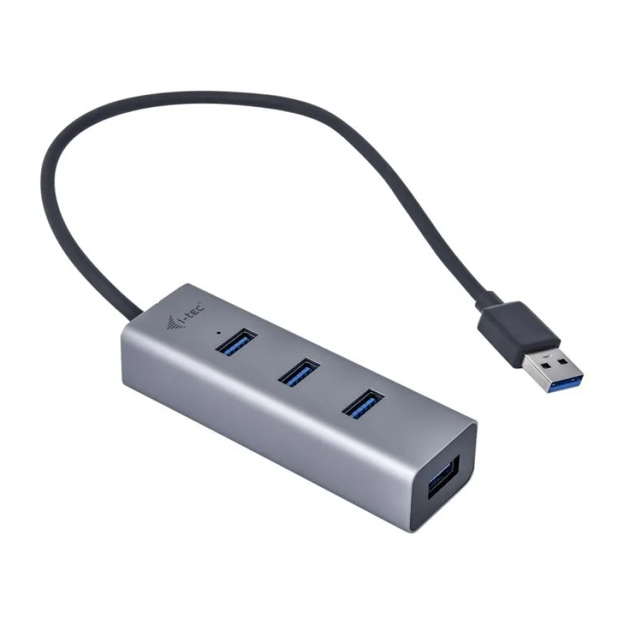 i-Tec USB 3.0 Metal Passive HUB - Hub - 4 ports