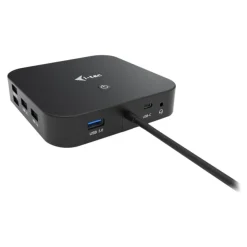 i-Tec USB-C - Station d'accueil - USB-C / Thunderbolt 3 - 2 x DP - GigE