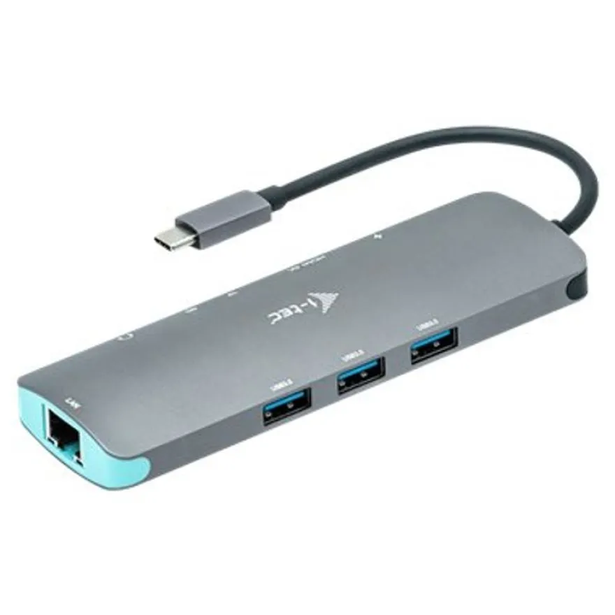 i-Tec USB-C Metal Nano - Station d'accueil - USB-C 3.1 - HDMI - GigE