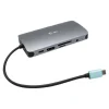 i-Tec USB-C Metal Nano - Station d'accueil - USB-C / Thunderbolt 3 - VGA, HDMI - GigE