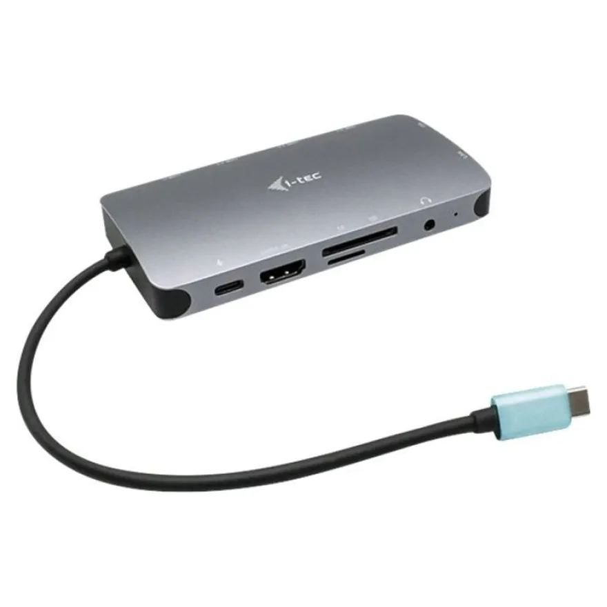 i-Tec USB-C Metal Nano - Station d'accueil - USB-C / Thunderbolt 3 - VGA, HDMI - GigE