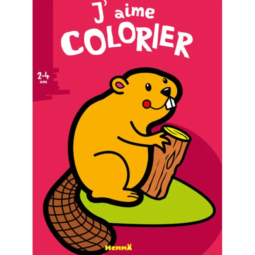 J'aime colorier (2-4 ans) - Castor