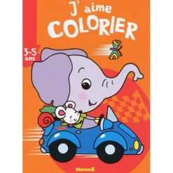 J'aime colorier (3-5 ans) - éléphant