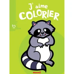 J'aime colorier (2-4 ans) - Raton laveur