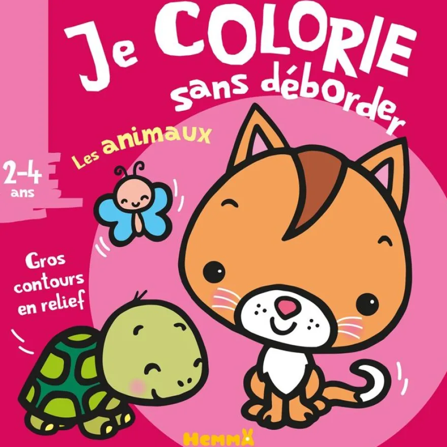 Je colorie sans déborder (2-4 ans) - Les animaux