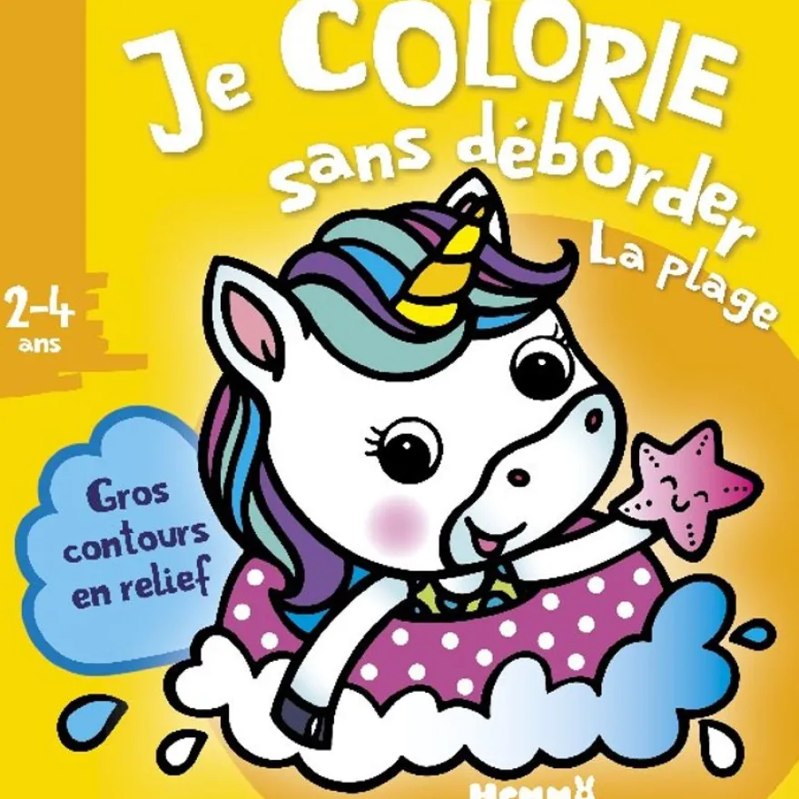 Je colorie sans déborder (2-4 ans) - La plage