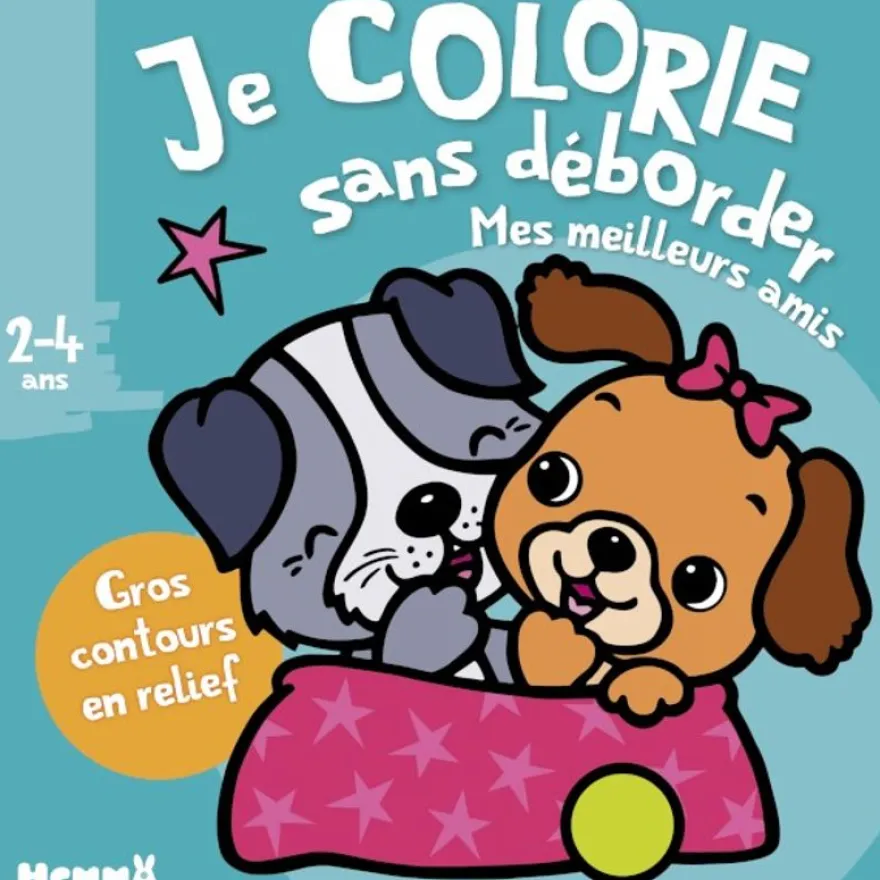 Je colorie sans déborder (2-4 ans) - Mes meilleurs amis