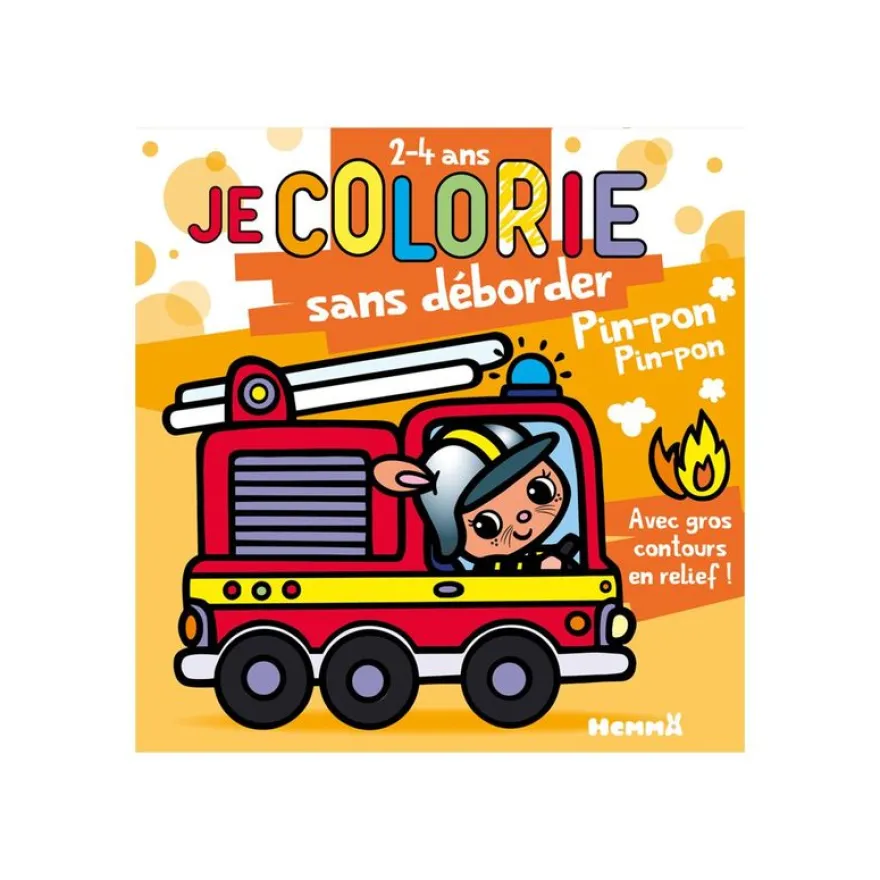 Je Colorie Sans Déborder - Pin-pon ! - Vol. 71 - par Piette Nadine