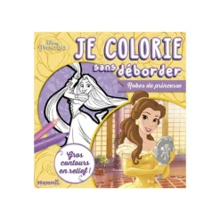 Je colorie sans déborder - Robes de princesse - Disney Princesses - Livre à colorier