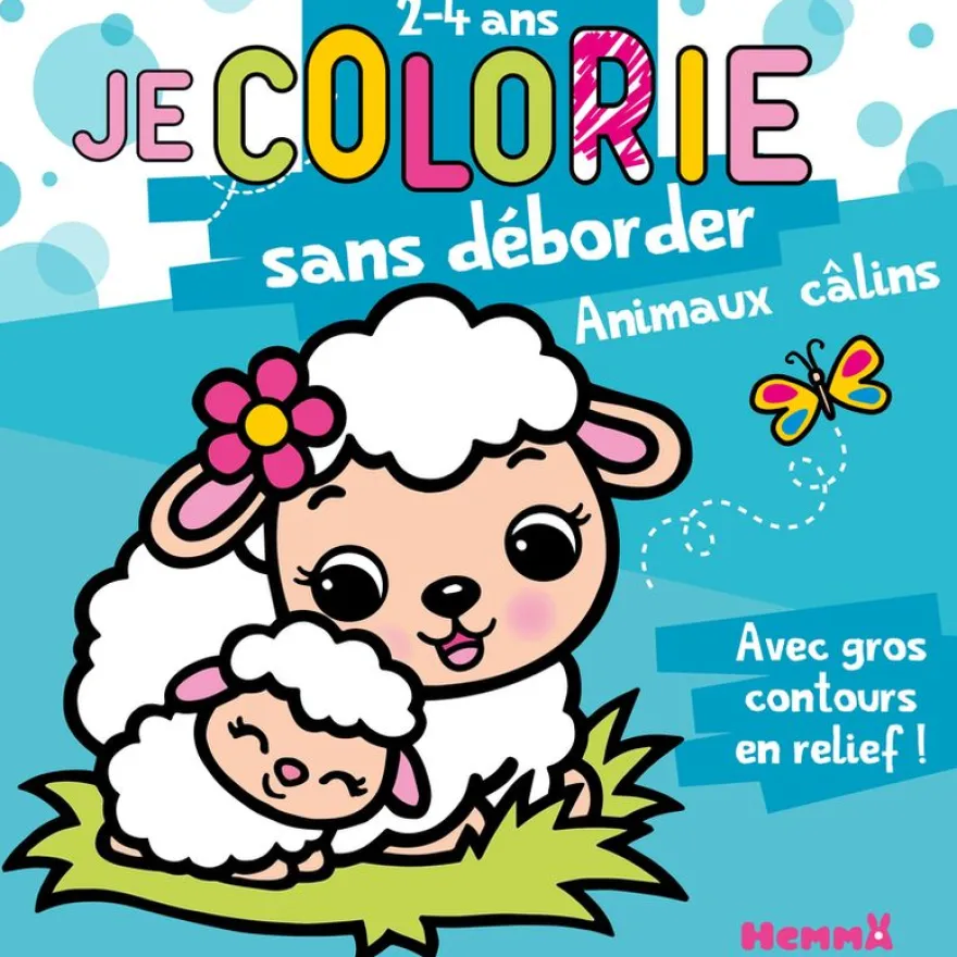 Je colorie sans déborder (2-4 ans) - Animaux câlins