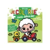 Je colorie sans deborder (2-4 ans) - les bebes dela ferme - avec gros contours en relief !