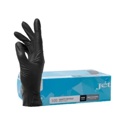 Jet - 100 gants nitrile - T8 (M) - noir