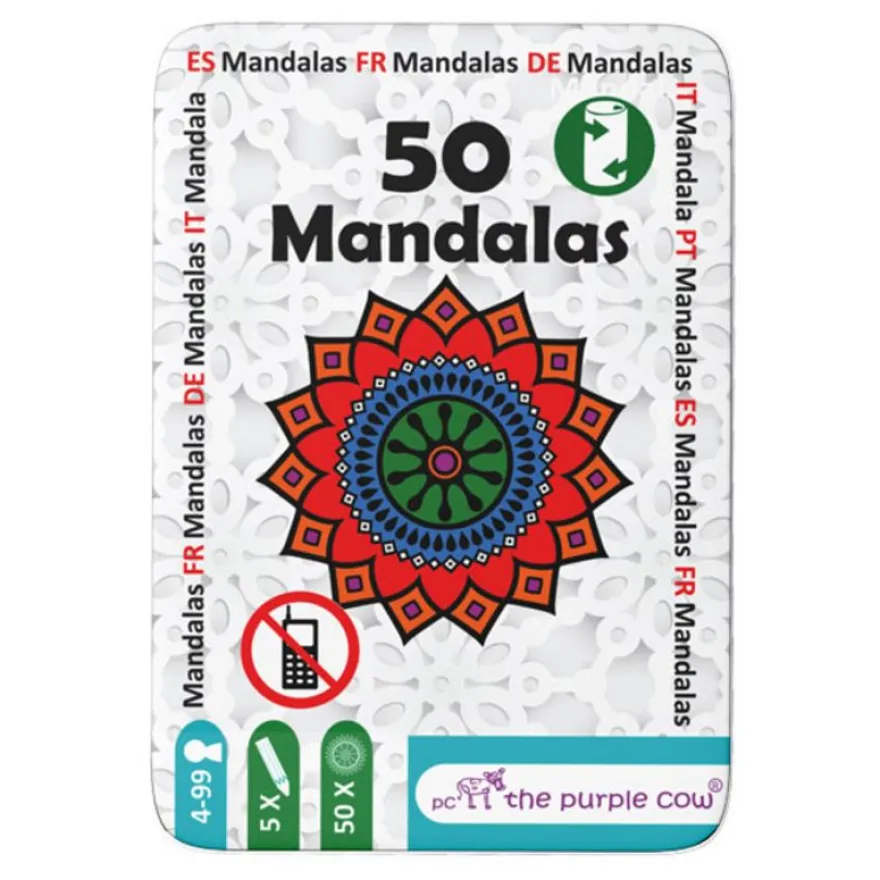 Jeu de voyage 50 cartes mandalas - Oberthur