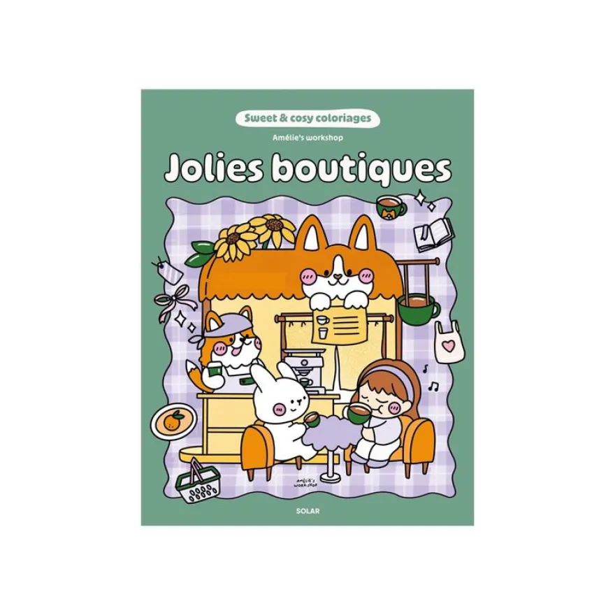 Jolies boutiques - sweet and cosy coloriage