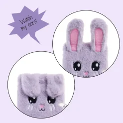 Journal intime peluche Lapin Back2Fun