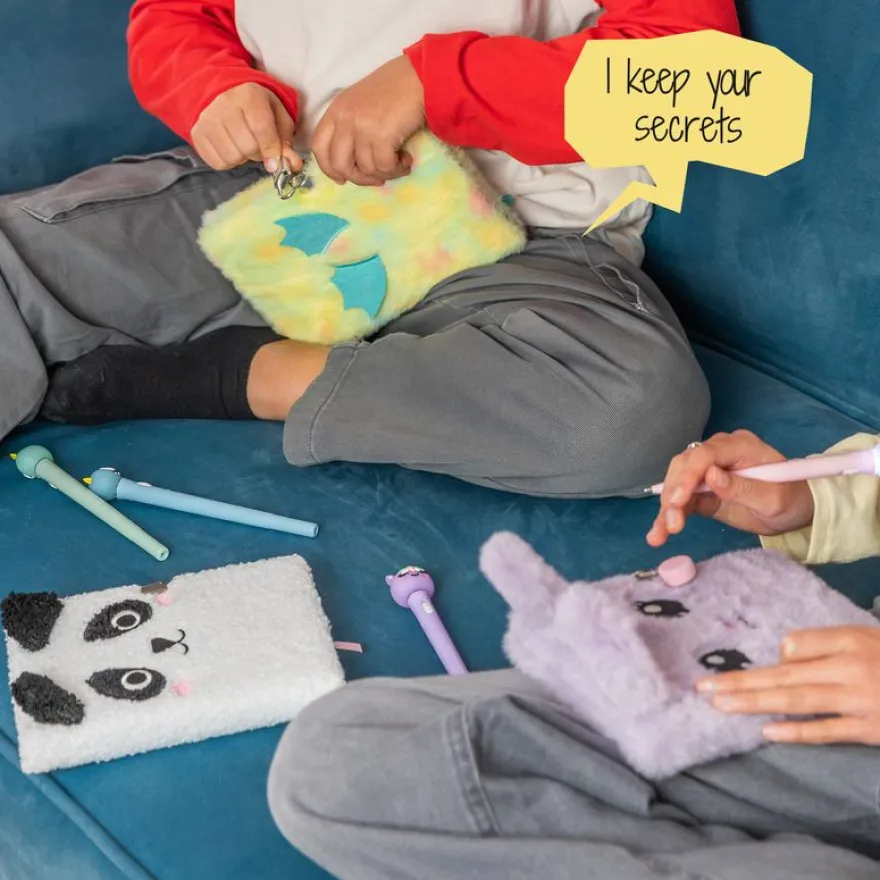 Journal intime peluche Monstre Back2Fun