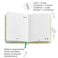 Journal intime peluche Monstre Back2Fun