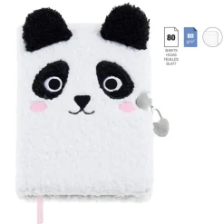 Journal intime peluche Panda Back2Fun