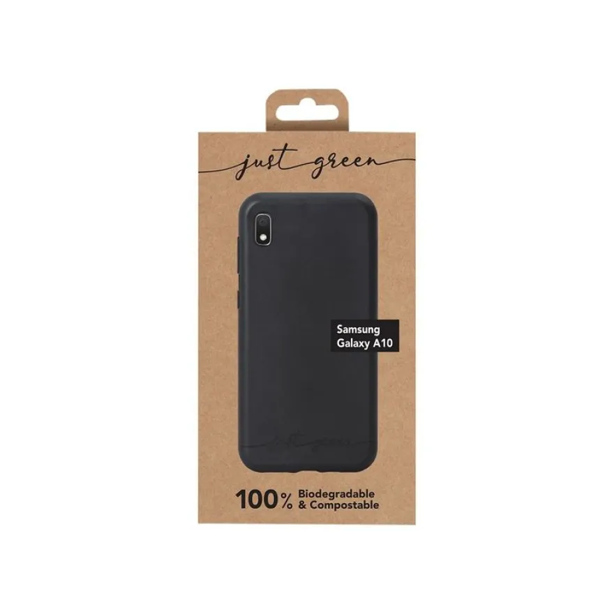 Just Green - Coque de protection pour Samsung A10 - noire