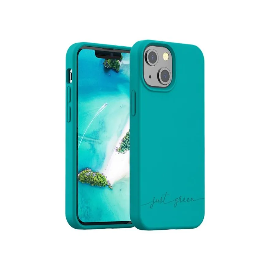 Just Green - coque de protection pour Iphone 13 mini - bleu
