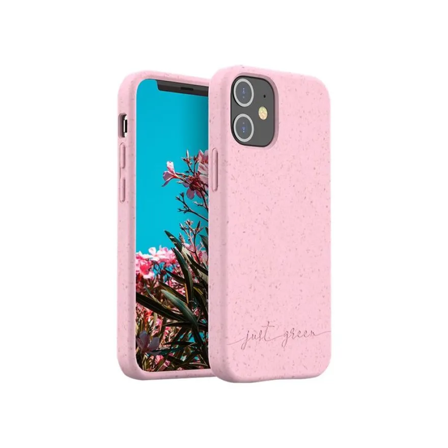 Just Green - coque de protection pour iPhone 12 mini - baby pink