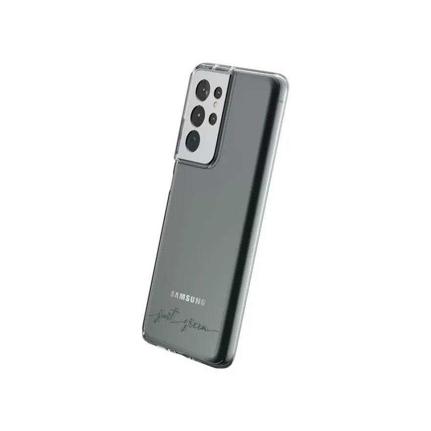 Just Green - coque de protection pour Samsung S21 ultra - transparent