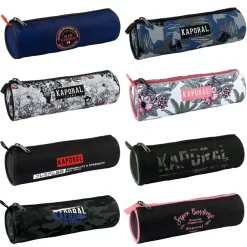 Kaporal - Trousse ronde 1 compartiment - 8 coloris disponibles - Oberthur