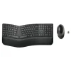 Kensington Pro Fit Ergo - Ensemble clavier et souris sans fil - Azerty - noir
