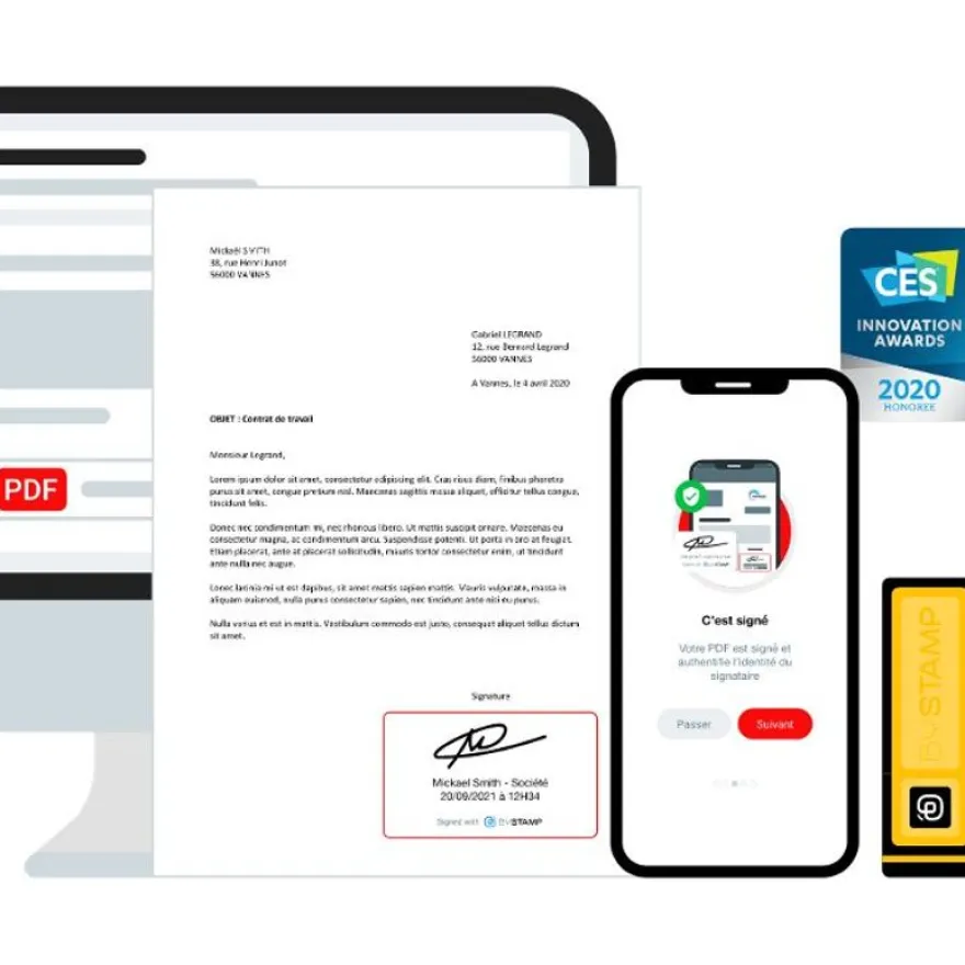 Keymo - Tampon numérique pour PC, mobile et tablette.