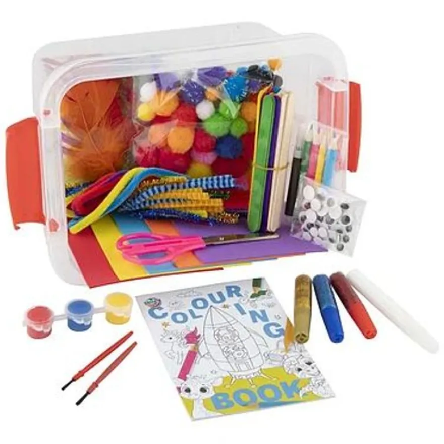 Kit de bricolage pour enfants - activités manuelles - plus de 230 pièces