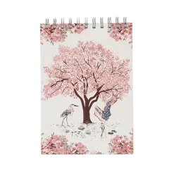 Kiub - Carnet à Dessin - Papier - Collection Fleurs de Fuji - 21 x 14.8 x 2 cm - Disponible dans différents assortiments
