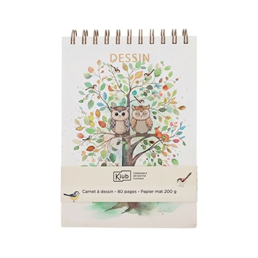 Kiub - Carnet a dessin a5 21x14,8 pap bug art