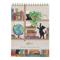 Kiub - Carnet a dessin gm bug art chatons bibli