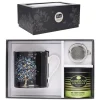 Kiub - Coffret Mug 280 ml avec Sous-Tasse - Porcelaine - Collection Bug Art - 8.1 x 7.7 x 11.7 cm - Disponible dans différents assortiments