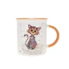 Kiub - Mug bol tasse 320 ml kooks chat mignon porcelaine blanc