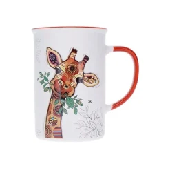 Kiub - Mug timbale droit l 360 ml kook girafe
