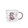 Kiub - Mug timbale expresso chiot gourmand 125ml - Collection kooks porcelaine