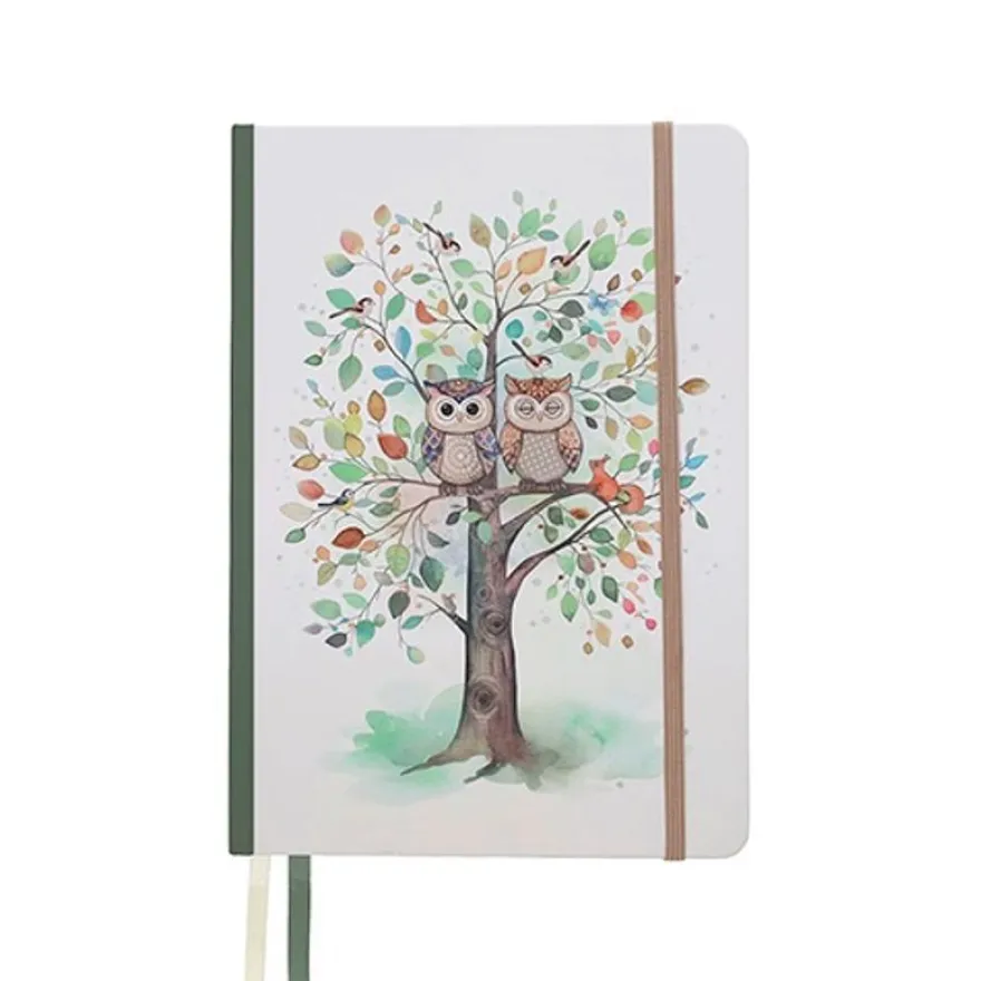 Kiub - Nb ligne a5 dos colle cousu portfolio arbre