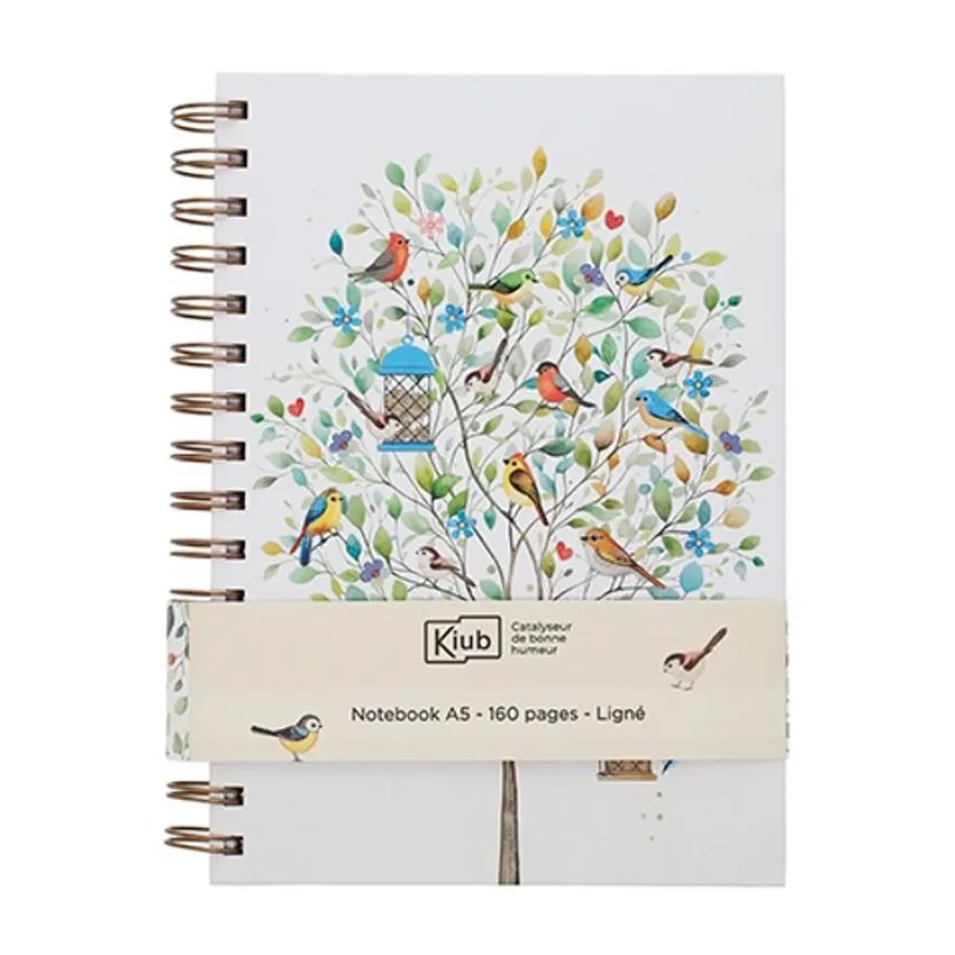 Kiub - Note book a5 spirale portfolio 21,4x15,2 pap bug art