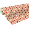 Kiub - Papier cadeau - 70 cm x 2 m - pois doré