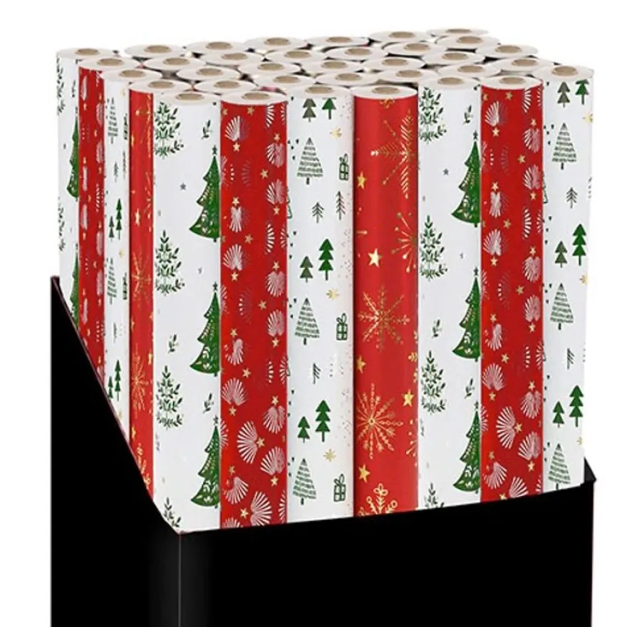 Kiub - Papier Cadeau - 6 x 6 x 70 cm - Disponible dans différents assortiments