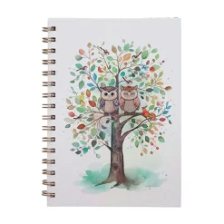 Kiub - Repertoire a5 / calendrier perpetuel a spirale portfolio arbre
