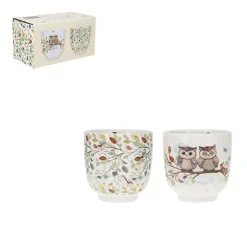 Kiub - Set de 2 gobelets arrondis 200 ml + boite portfolio
