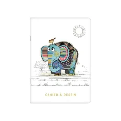Kiub Kook - Carnet de dessin A5 - 48 pages - éléphant