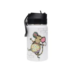 Kiub Kook - Gourde avec paille - 350 ml - souris
