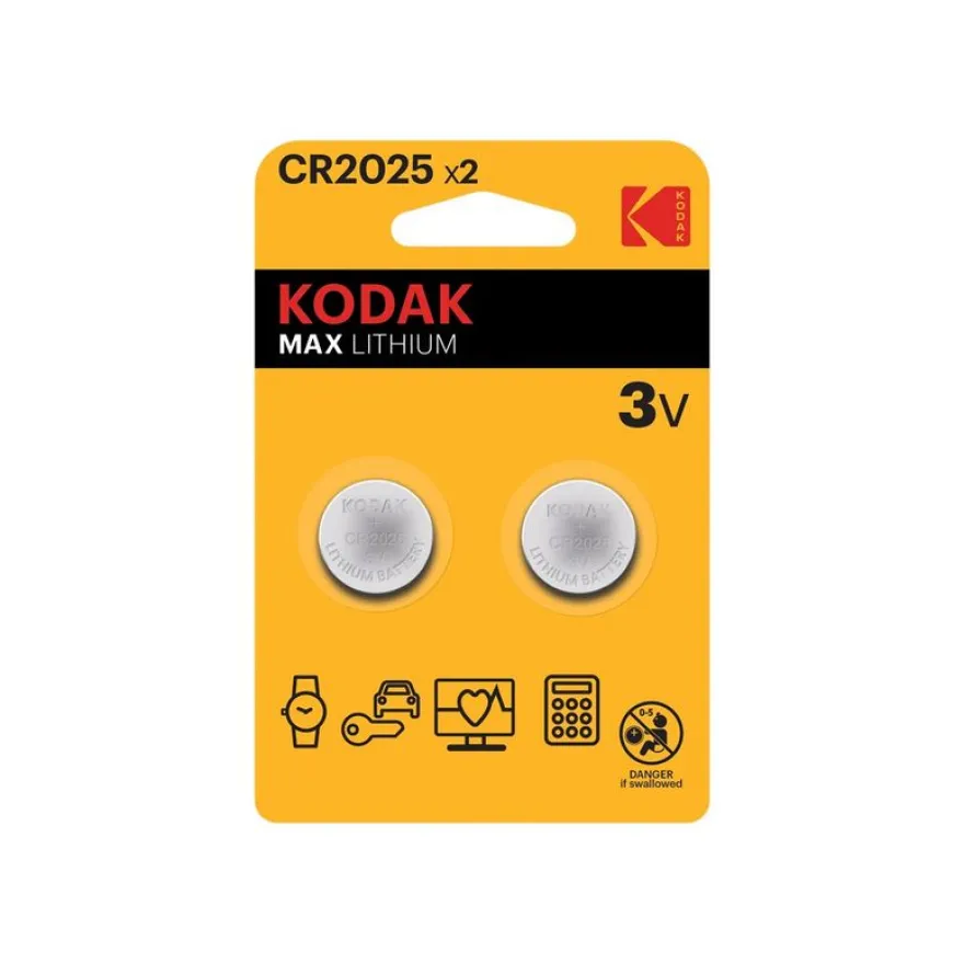 Kodak MAX - CR2025 - Batterie 2 x CR2025 - Li/MnO2 - 140 mAh