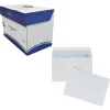 La Couronne - 200 Enveloppes C5 162 x 229 mm - 100 gr - sans fenêtre - blanc - bande auto-adhésive
